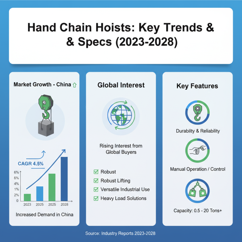 Find the Top Hand Chain Hoists in China for Global Buyers
