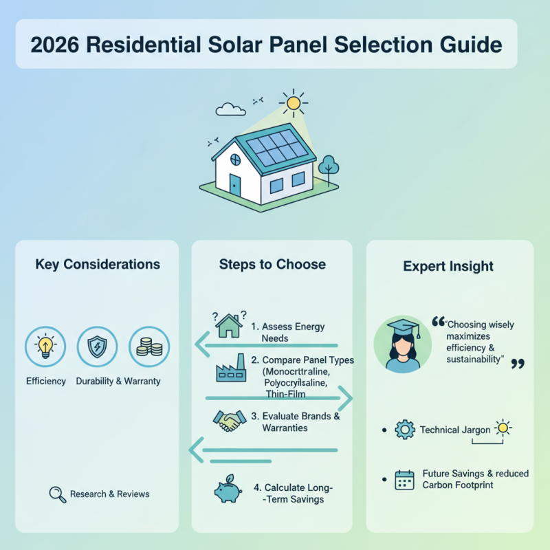 2026 How to Choose the Best Residential Solar Panels for Your Home?