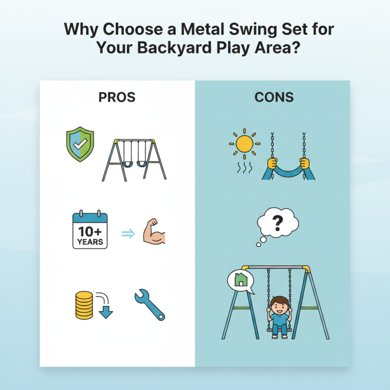 Why Choose a Metal Swing Set for Your Backyard Play Area?