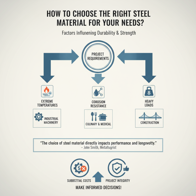 How to Choose the Right Steel Material for Your Needs?