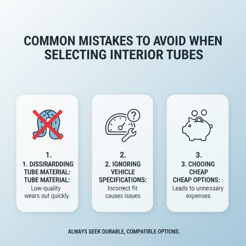 How to Choose the Right Interior Tube for Your Needs?