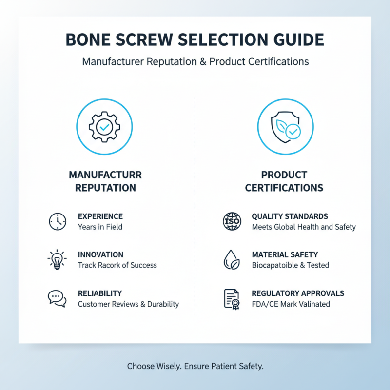 10 Essential Tips for Choosing the Right Bone Screws for Your Needs?