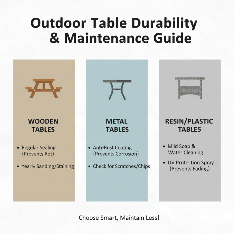 2026 How to Choose the Best Outdoor Tables for Your Patio or Garden?