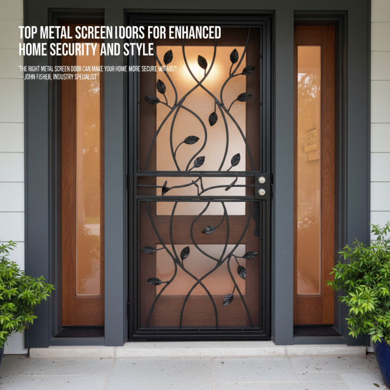 Top Metal Screen Doors for Enhanced Home Security and Style?