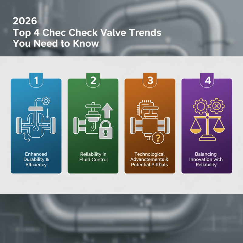 2026 Top 4 Check Valve Trends You Need to Know?