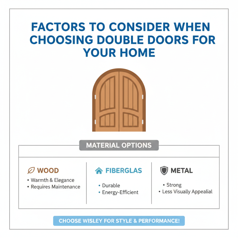 How to Choose the Best Double Doors for Your Home?