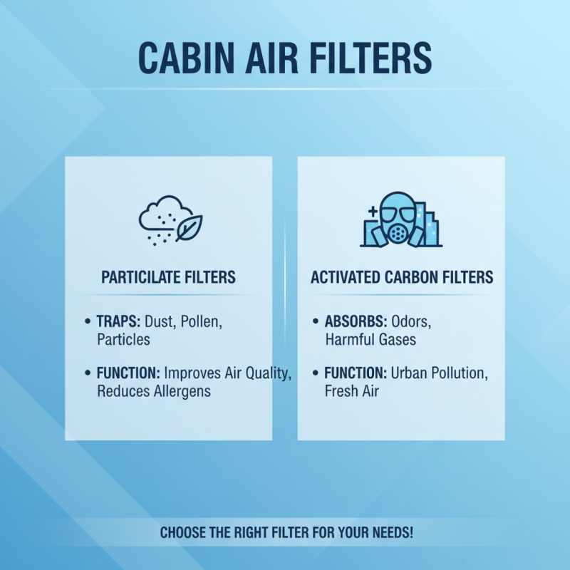 2026 How to Choose the Right Auto Engine Parts Cabin Air Filter?