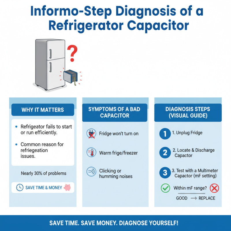 How to Diagnose and Replace a Refrigerator Capacitor?