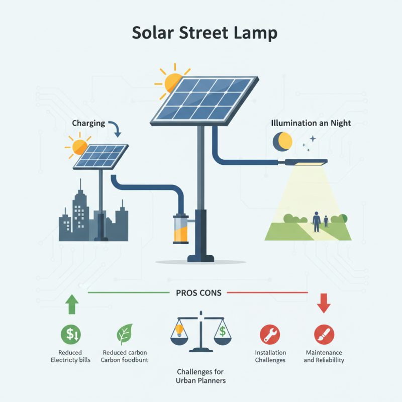 What is a solar street lamp and how does it work?