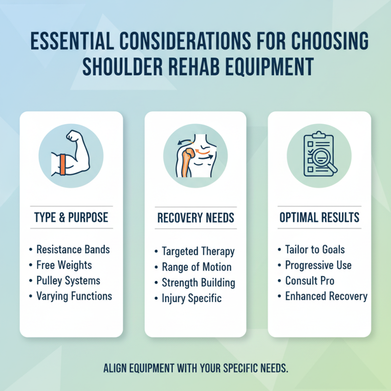 Essential Shoulder Rehab Equipment Tips for Effective Recovery?