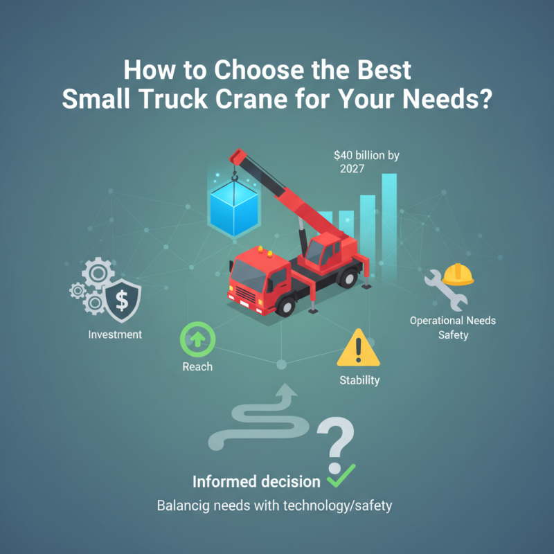 How to Choose the Best Small Truck Crane for Your Needs?