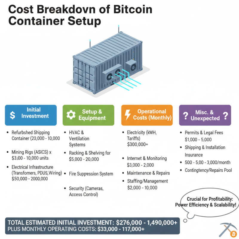 2026 How to Determine Bitcoin Mining Container Price?
