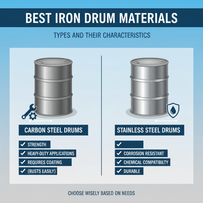 Best Iron Drum for Sale in China Where to Find Them?