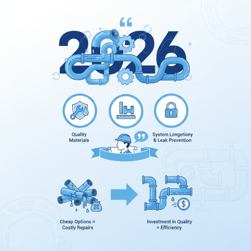 2026 Best Water Pipe Fittings for Efficient Plumbing Solutions?