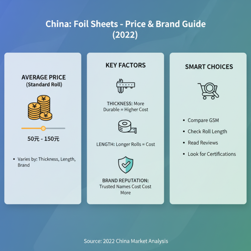 Best Foil Sheets for Food in China What to Consider When Purchasing