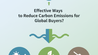 Effective Ways to Reduce Carbon Emissions for Global Buyers?
