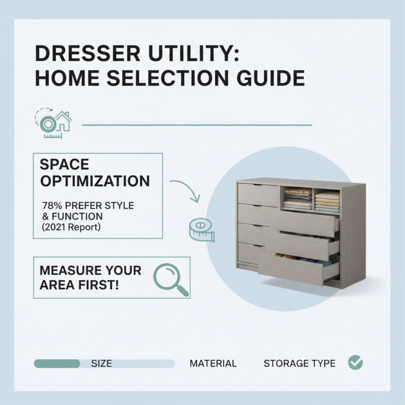 How to Choose the Best Dresser Utility for Your Needs?