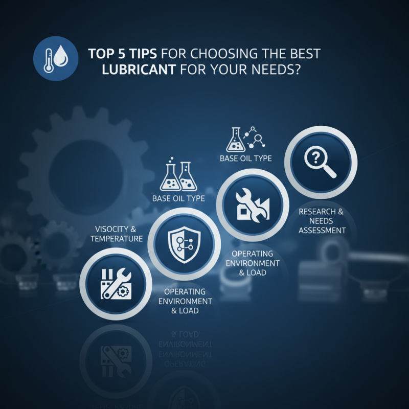 Top 5 Tips for Choosing the Best Lubricant for Your Needs?