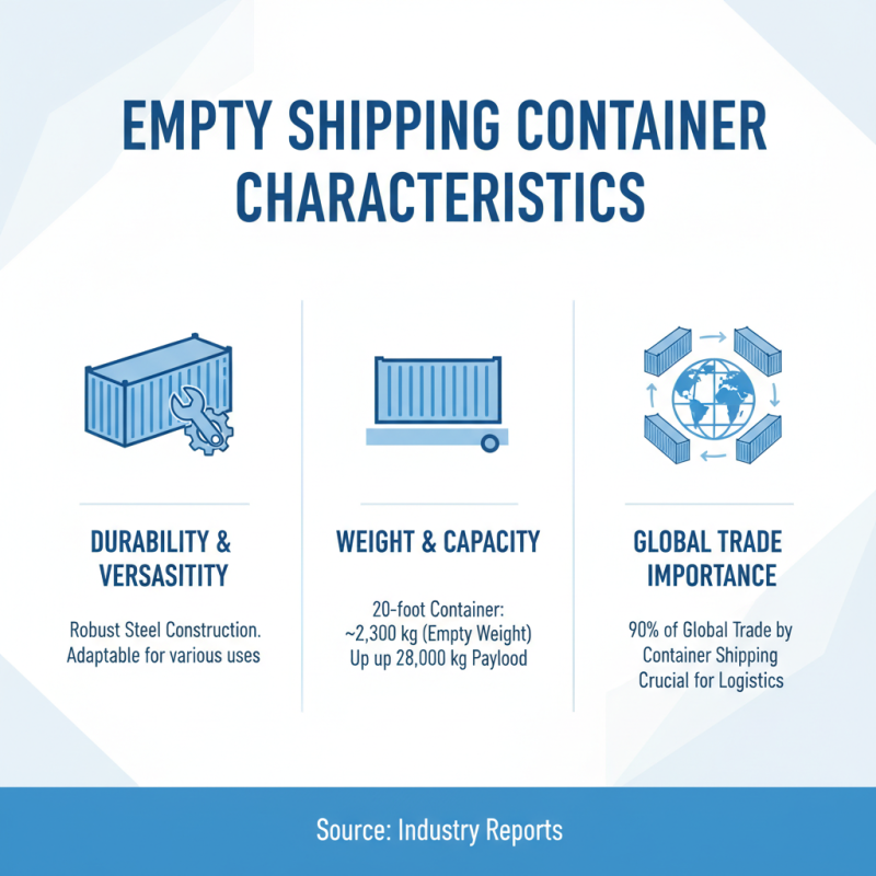 What is an Empty Shipping Container and Its Uses?