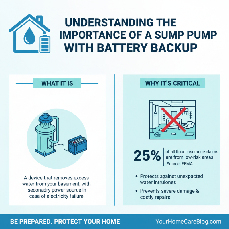 How to Choose a Sump Pump with Battery Backup for Your Home?