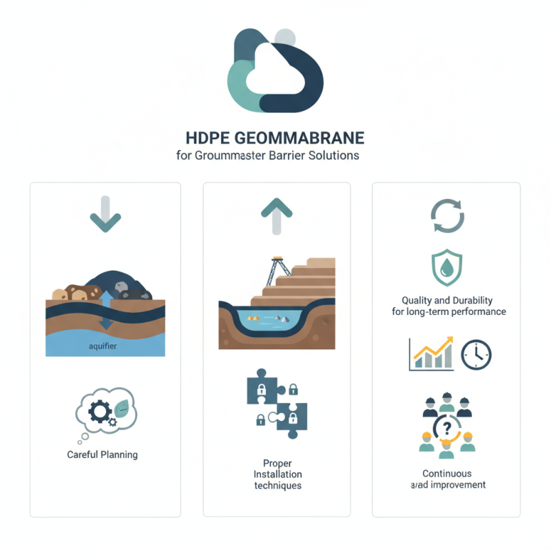 2026 How to Use Hdpe Geomembrane for Effective Groundwater Barrier Solutions?