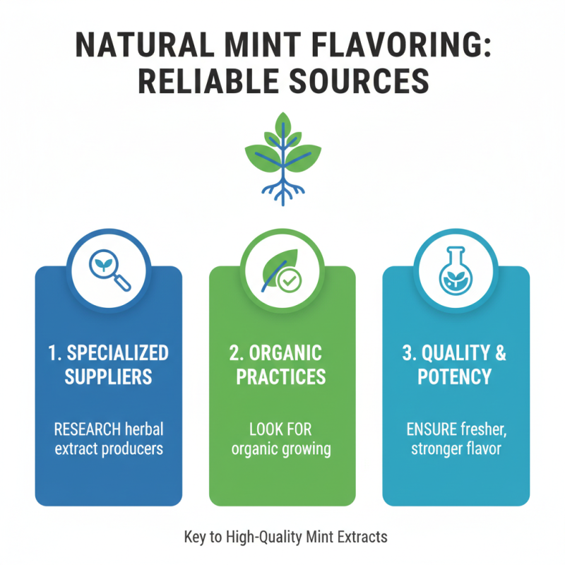 How to Source High Quality Natural Mint Flavouring for Products?