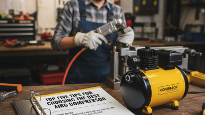 Top 5 Tips for Choosing the Best Portable Air Compressor?