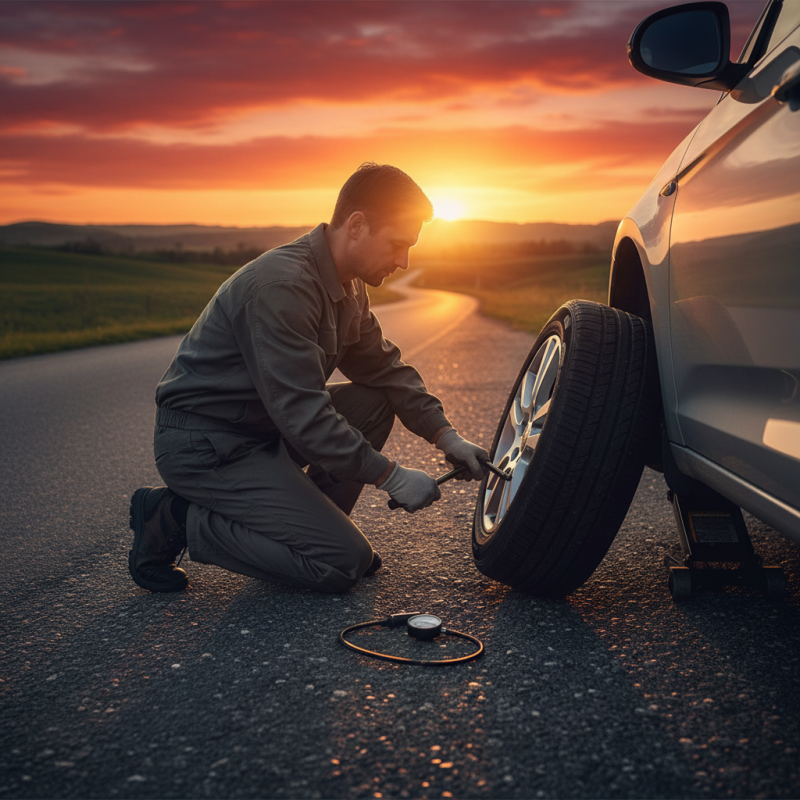 How to Efficiently Fix a Flat Tire with Minimal Tools?