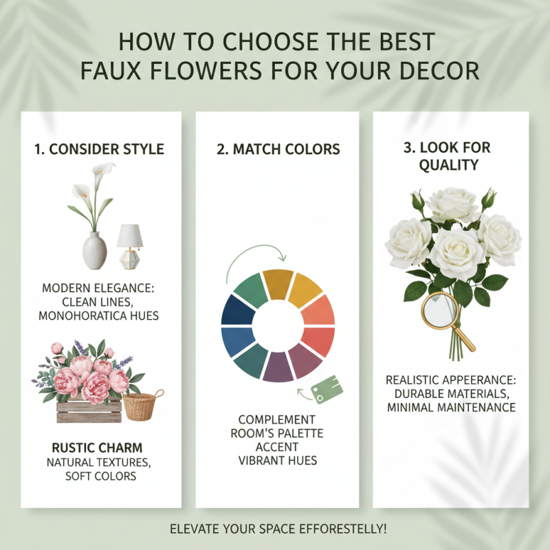What is Faux Flowers and How to Choose the Best Options?