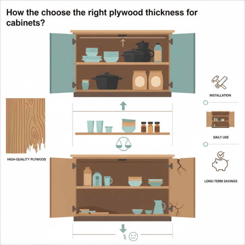 How to choose the right plywood thickness for cabinets?