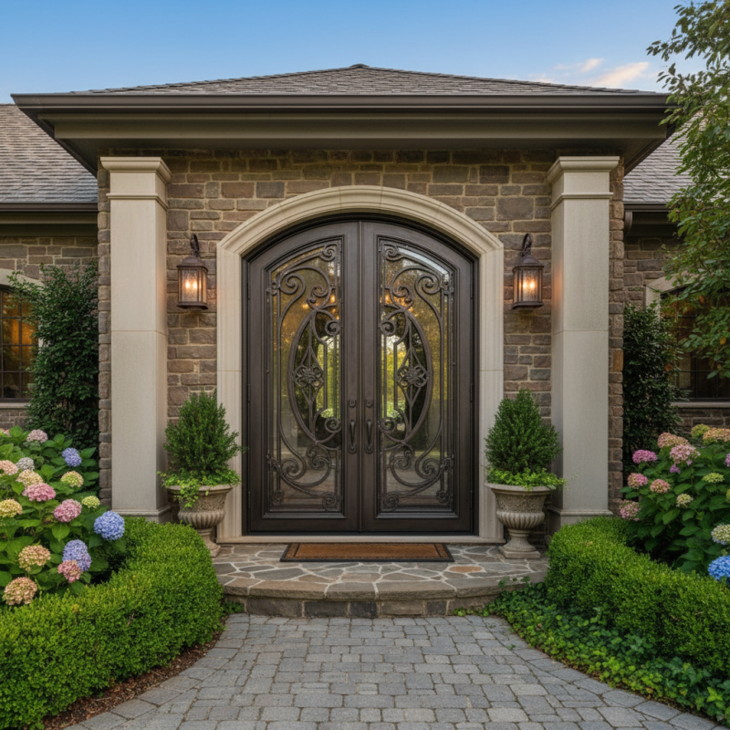 Top Wrought Iron Front Doors for Your Home Exterior Design?