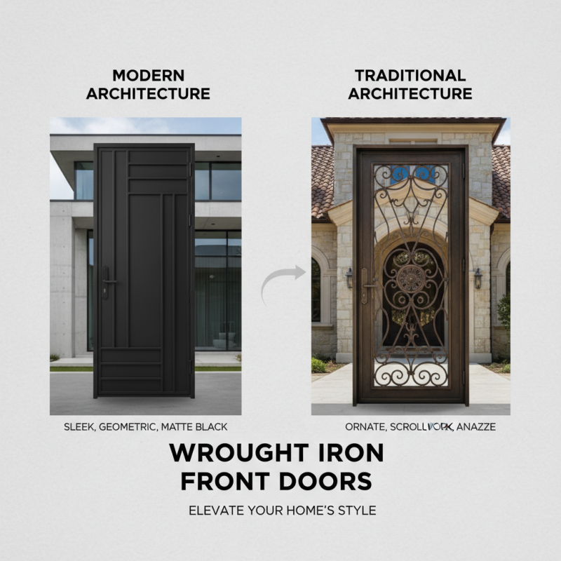 Top Wrought Iron Front Doors for Your Home Exterior Design?