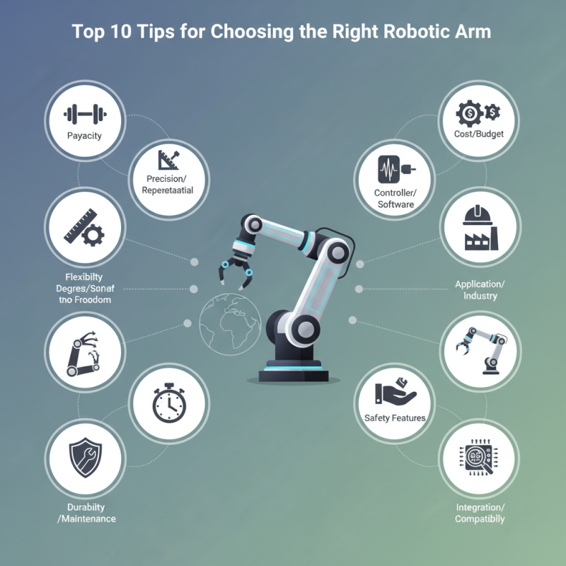 Top 10 Tips for Choosing the Right Robotic Arm for Your Needs?