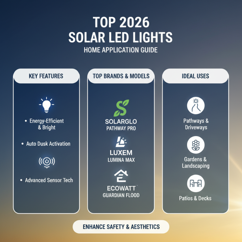 2026 Best Solar Led Lights for Your Home Needs?
