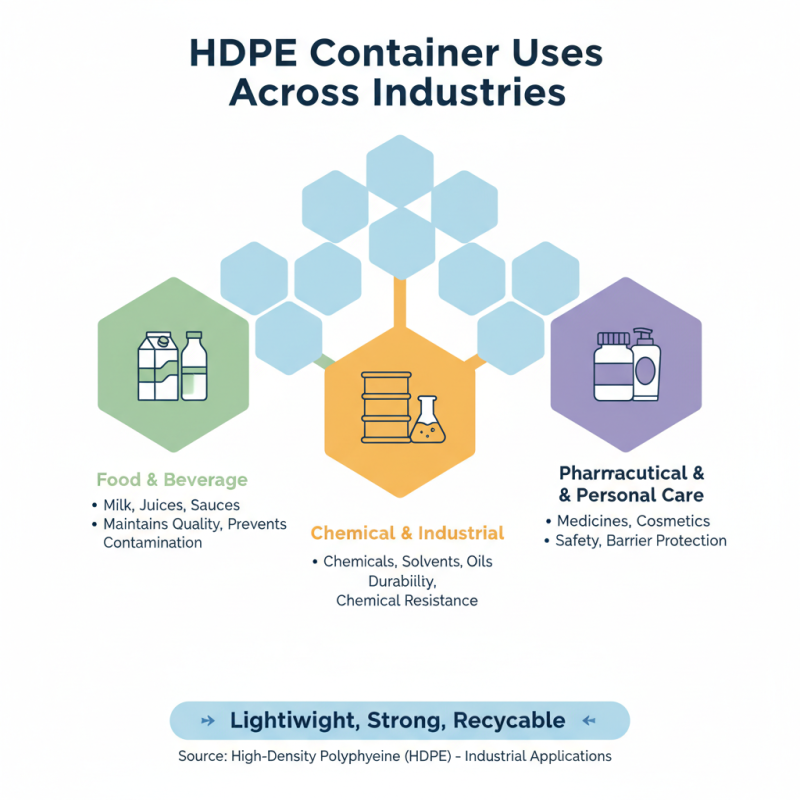 China Top HDPE Container Types and Their Uses in Industry?