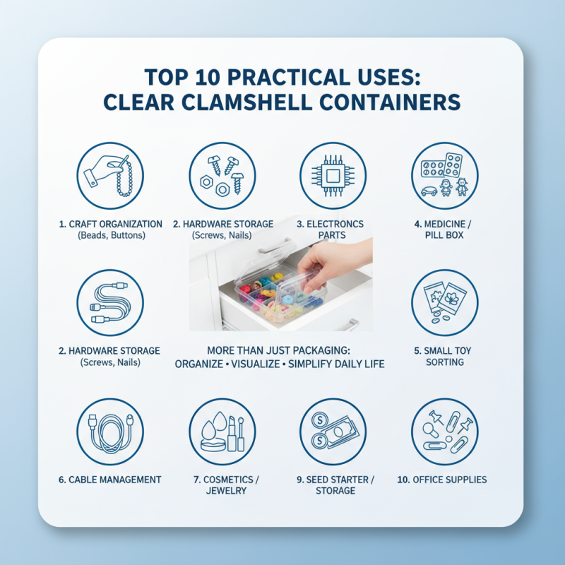 China Top 10 Uses for Clear Clamshell Containers in Everyday Life?
