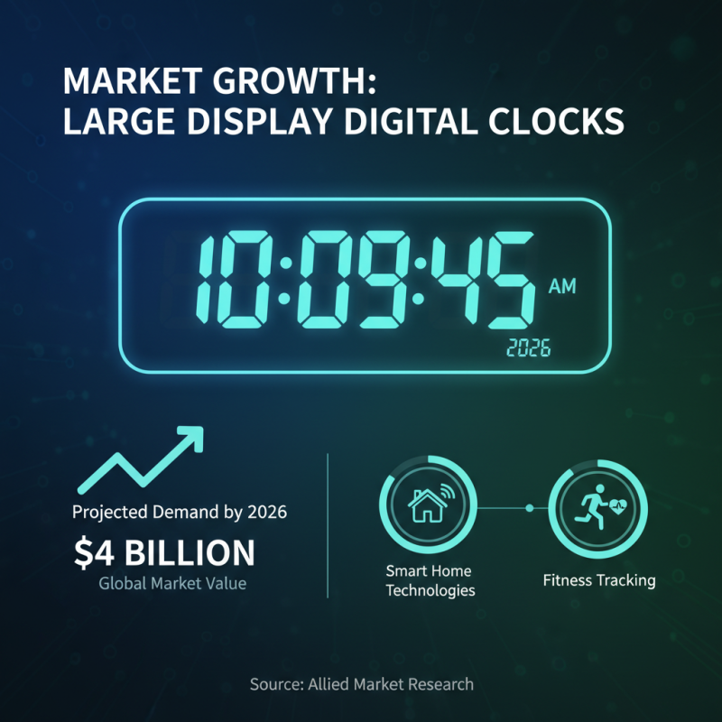 Top Large Display Digital Clock Trends for 2026 Are You Ready?