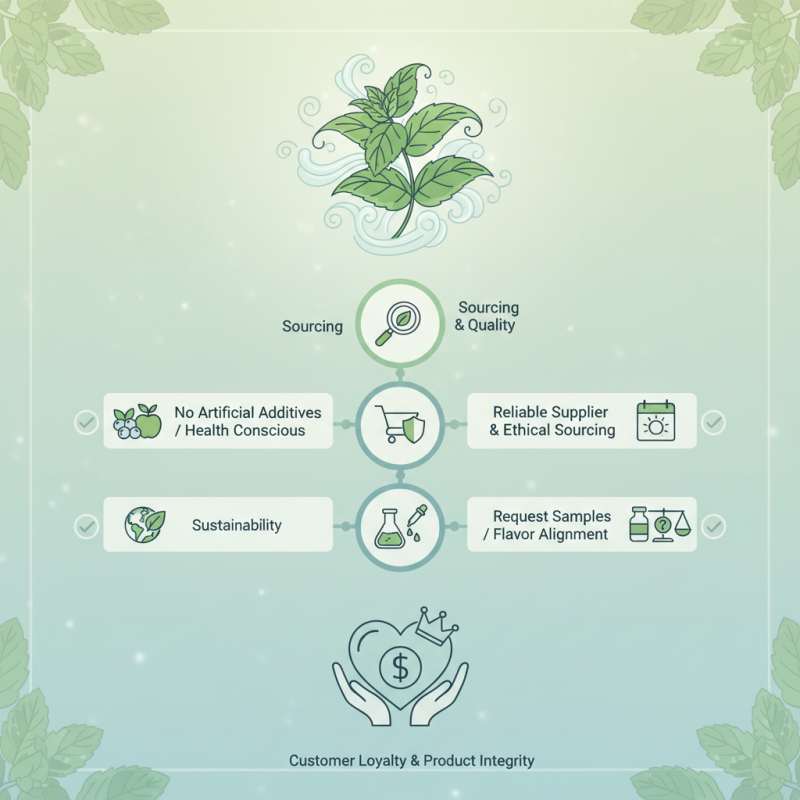 How to Source High Quality Natural Mint Flavouring for Products?