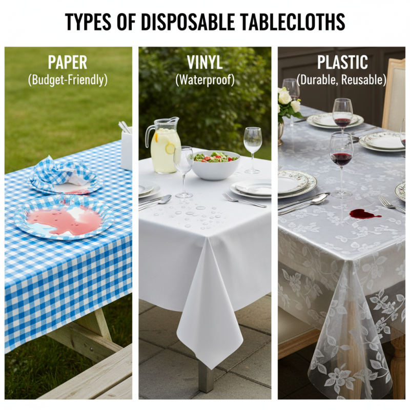 How to Choose the Best Disposable Tablecloth for Your Event