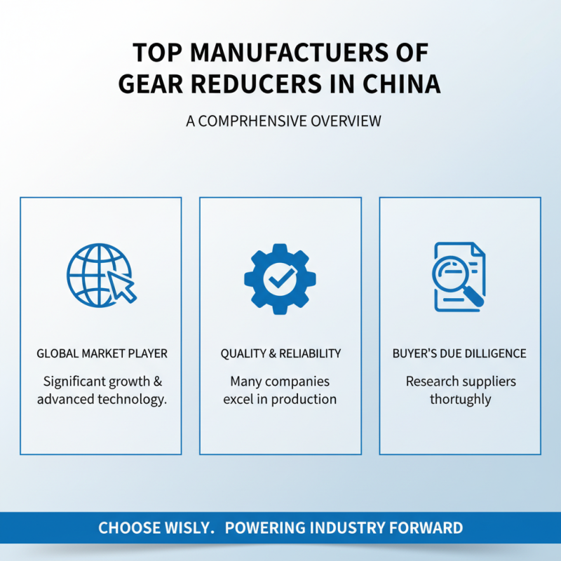 Top 10 Gear Reducers in China for Global Buyers Seeking Quality?