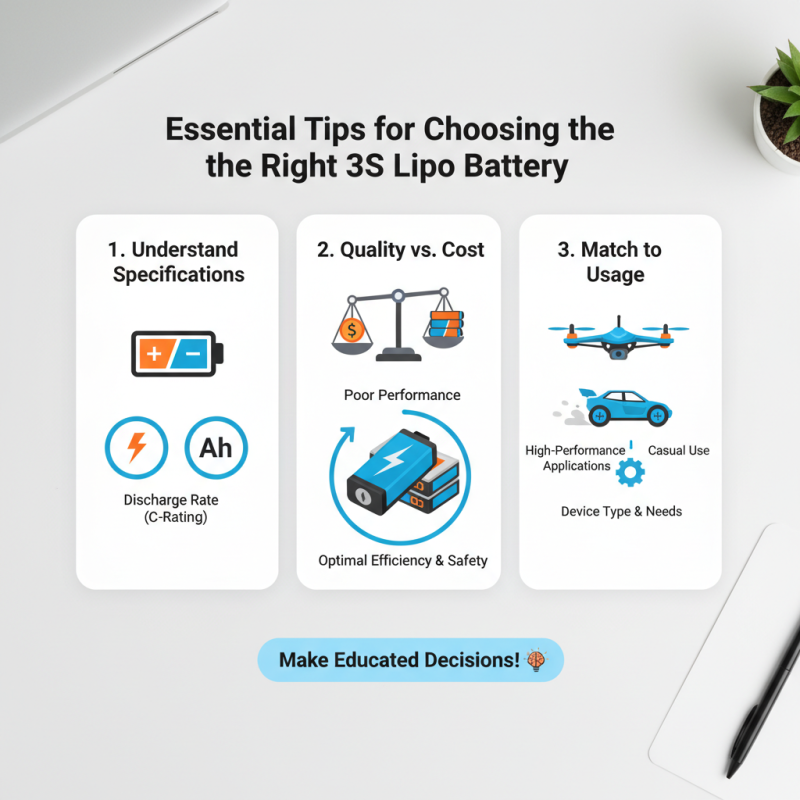 Essential Tips for Choosing the Right 3s Lipo Battery?