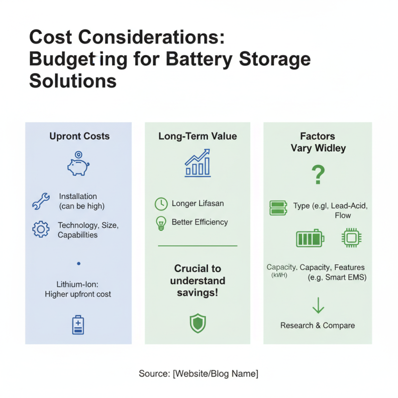 How to Choose the Best Battery Power Storage Systems?