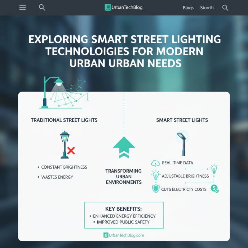 How to Choose the Best Street Lights for Your Needs?