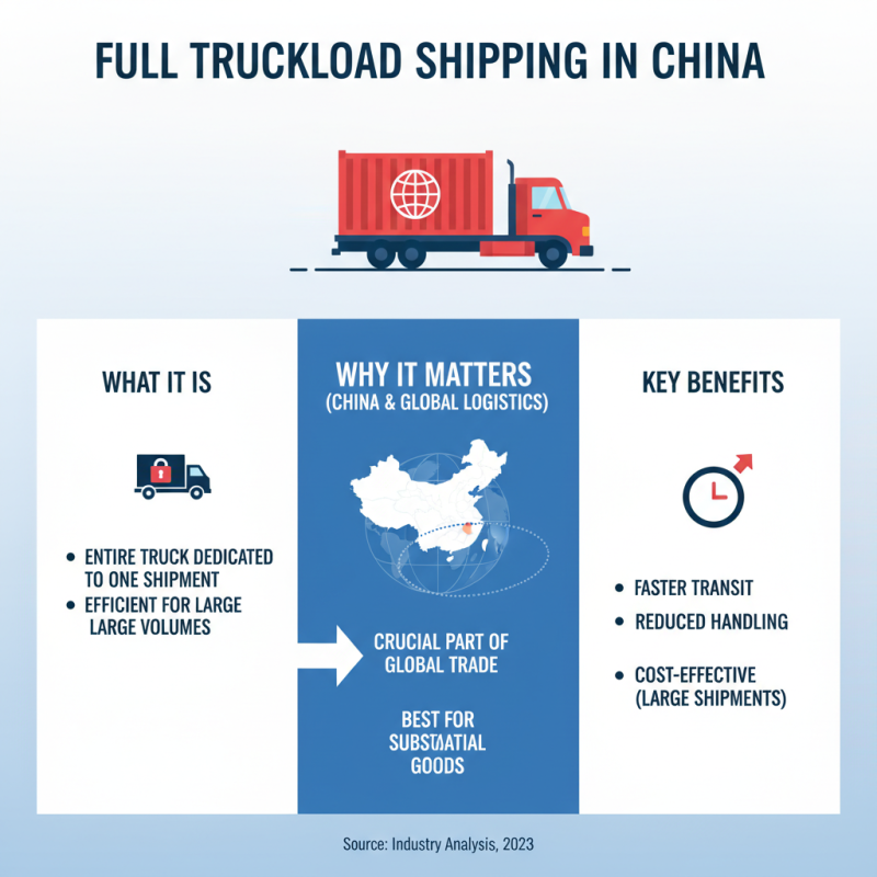 China Top 10 Full Truckload Quote Options for Global Buyers?
