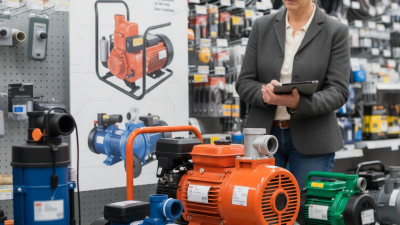 How to Choose the Best Water Transfer Pump for Your Needs?