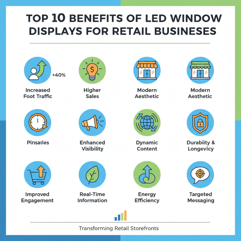Top 10 Benefits of LED Window Displays for Retail Businesses