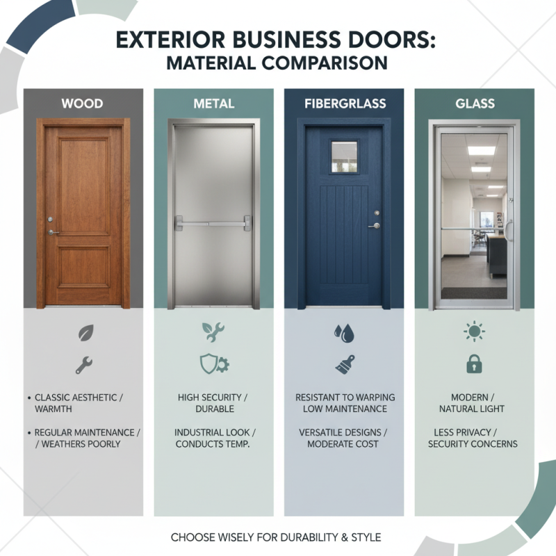 What are the Best Commercial Exterior Doors for Your Business?
