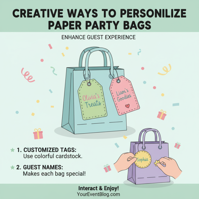 10 Creative Tips for Using Paper Party Bags for Your Next Event