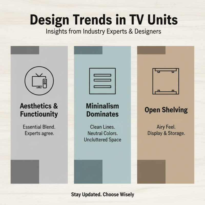 How to Choose a Beautiful TV Unit for Your Living Room?