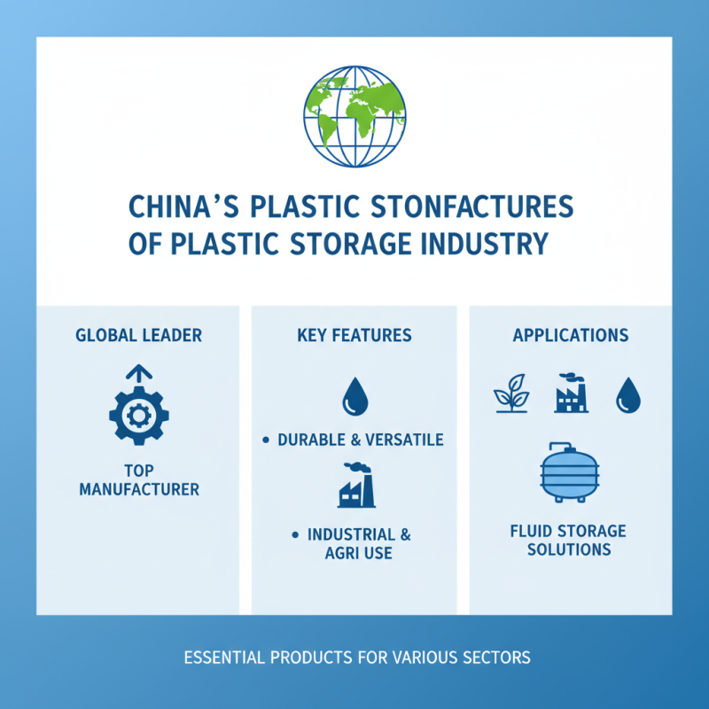 China Top Plastic Storage Tanks for Global Buyers?